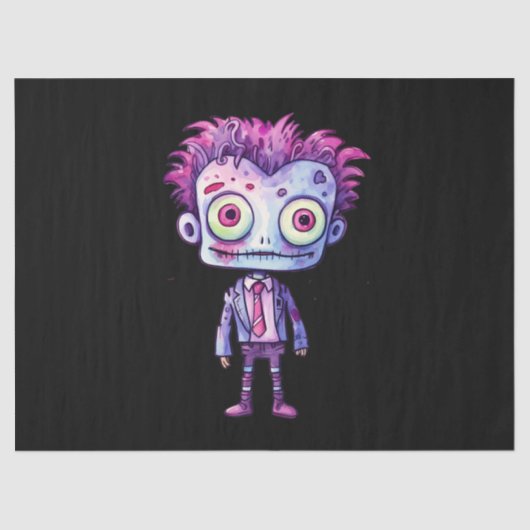 おもしろいフランケンシュタインモンスターハロウィンおもしろい 薄葉紙 (正面)