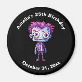 おもしろいフランケンシュタインモンスターハロウィーンおもしろい誕生日 マグネット (正面)