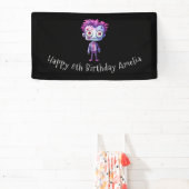 おもしろいフランケンシュタインモンスターハロウィーンおもしろい誕生日 横断幕 (インサイチュ)