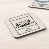 おもしろいフランスの誕生日 コースター (左側)