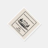 おもしろいフランスの誕生日 スタンダードカクテルナプキン (角)