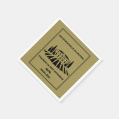 おもしろいフランスの誕生日 スタンダードカクテルナプキン (角)