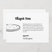 おもしろいフリー結婚サンキューカード サンキューカード (正面/裏面)