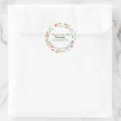 おもしろいフルーツ体バターバスブランディング包装 ラウンドシール (バッグ)