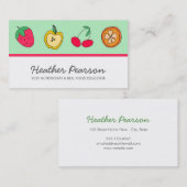 おもしろいフルーツ名刺 名刺 (正面/裏面)