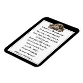 おもしろいフレンドは犬と下着引用文のようなものだ マグネット (左側)