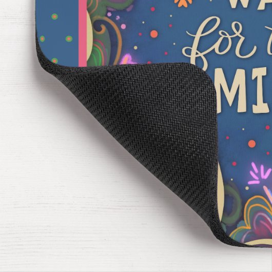 おもしろいフローラの明るい最後の分の引用文 マウスパッド (コーナー)