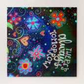 おもしろいフローラやる気を起こさせるハートユニーク引用文 ジグソーパズル (横)