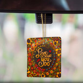 おもしろいフローラインスパイアの生活引用文の鼓動 セラミックオーナメント