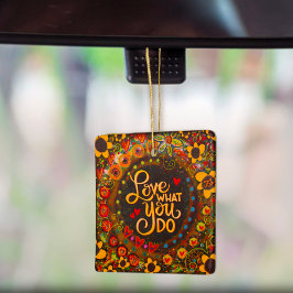 おもしろいフローラインスパイアの生活引用文の鼓動 セラミックオーナメント