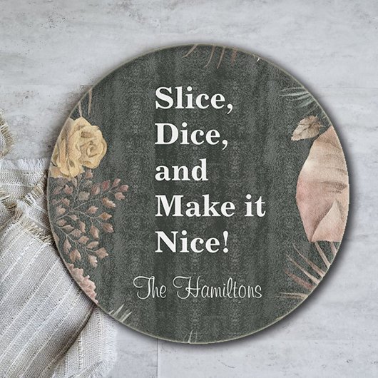 おもしろいフローラカスタム切削板 カッティングボード