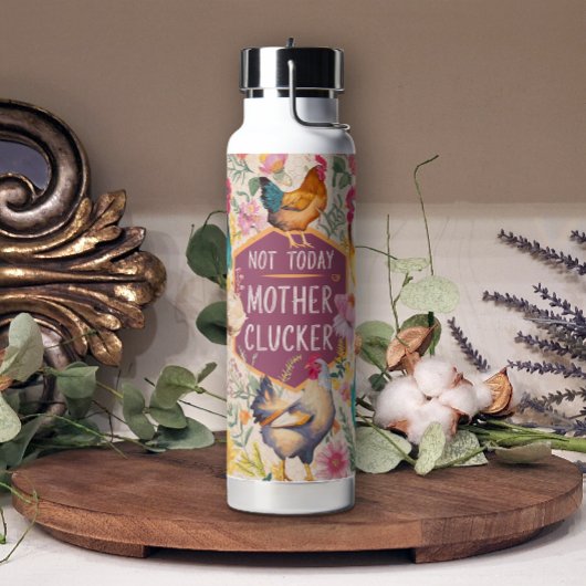 おもしろいフローラクラッカーNot todayチキン ウォーターボトル