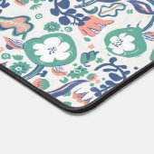 おもしろいフローラドードルデザイン デスクマット (コーナー)