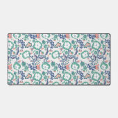 おもしろいフローラドードルデザイン デスクマット (正面)