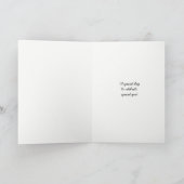 おもしろいフローラハッピーバースデーMomまたは任意の名前の挨拶 カード (内部)