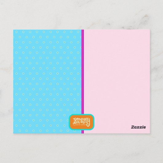 おもしろいフローラハート途方もなく驚くべき引用文 ポストカード (裏面)