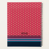 おもしろいフローラバイブル神の聖句の明るいインスピリチューション プランナー手帳 (裏面)