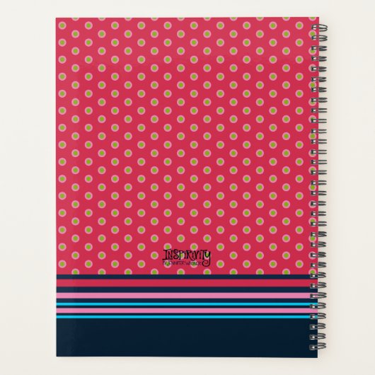 おもしろいフローラバイブル神の聖句の明るいインスピリチューション プランナー手帳 (裏面)