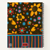 おもしろいフローラパーソナライズされた検査ジャーナル ノートブック (裏面)