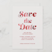 おもしろいフローラフローラ結婚式招待状 招待状 (正面/裏面)