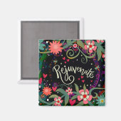 おもしろいフローラモダン刺激 マグネット (正面/裏面)