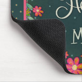 おもしろいフローラ陽気かわいらしビッグマウス引用文 マウスパッド (コーナー)