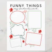 おもしろいフローラ (裏面)