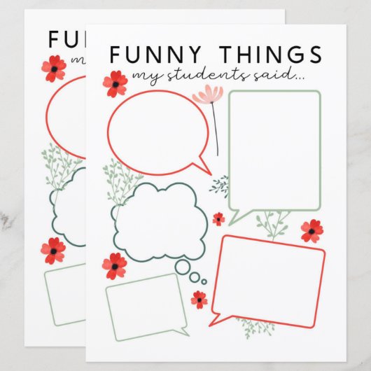 おもしろいフローラ (正面/裏面)