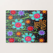 おもしろいフローラ「愛を育てる」 ジグソーパズル (横)