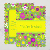 おもしろいフローラ 招待状 (正面/裏面)