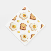 おもしろいフードテーマの紙ナプキンス スタンダードランチョンナプキン (角)