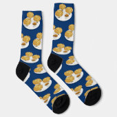 おもしろいフードニコニリングラトークスハヌカー ソックス (右)