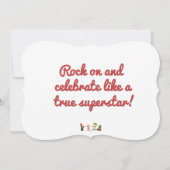 おもしろいフードバースデーカードプーおもしろいベージカード (裏面)