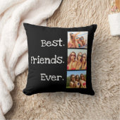 おもしろいフ最高のレンズエバー引用文3フォトコラージュブラック クッション (ブランケット)