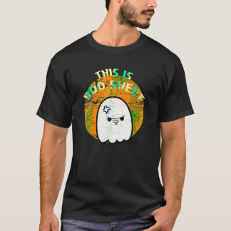 おもしろいブシート幽霊レトロ幽霊ハロウィー Tシャツ