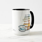 おもしろいブックを選択する読方法 マグカップ (正面右)
