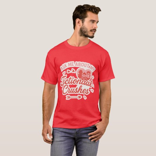 おもしろいブックッシュ&ファンダムTシャツ Tシャツ (正面フル)