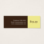 おもしろいブティック – パッケージ&つるラベル (裏面)