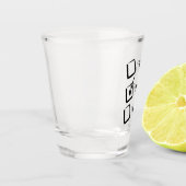 おもしろいブライダルシャワーパーティーShag Porwer Kill ショットグラス (左)