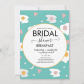 おもしろいブライダルシャワーブレックファーストエッグブランチ招待状 招待状 (正面)