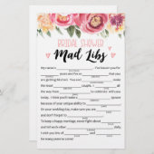 おもしろいブライダルシャワー又はパーティー (正面/裏面)