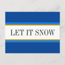 おもしろいブライトアルパインブルーホワイトLET雪ストライプ雪