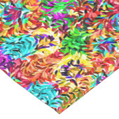 おもしろいブライトサマリーカラー絵を描（ばちゃばちゃ）跳ねるアート ショートテーブルランナー (コーナー)