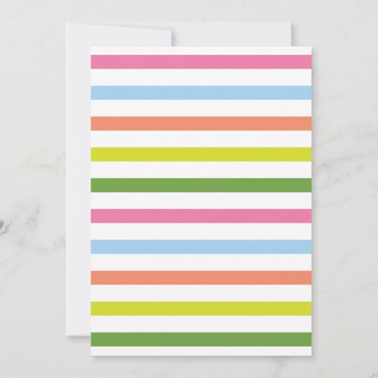 おもしろいブライトモンスターマッシュ誕生日パーティーへの招待 招待状 (裏面)