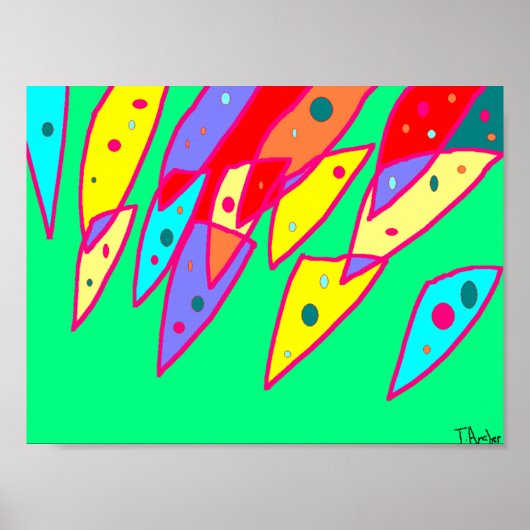 おもしろいブライト写真ポスター ポスター (正面)