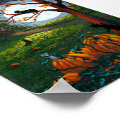 おもしろいブラックキャットハ幽霊のよく出るウスツリーズ制作 ポスター (角)