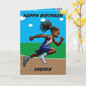 おもしろいブラックボーイズトラックスターシークレットメッセージ誕生日 カード (黄色い花)