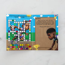 おもしろいブラックボーイズトラックスターシークレットメッセージ誕生日