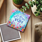 おもしろいブルーかわいらしの野インスパイア花を咲かせる マグネット