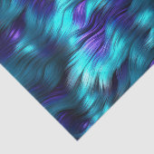おもしろいブルーとパープルのフェイクモンスターファーテクスチャ 薄葉紙 (詳細)